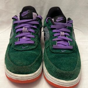 Nike Air Force 1 LV8 PS Shoes Sneakers DZ5289-300 Green Black Kids Sz 12.5C